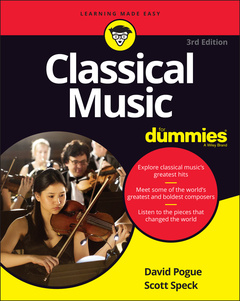 Couverture de l’ouvrage Classical Music For Dummies