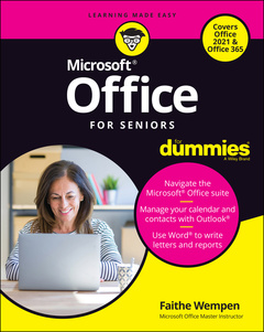 Couverture de l’ouvrage Office For Seniors For Dummies