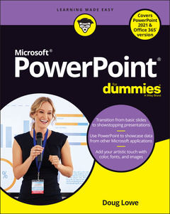 Couverture de l’ouvrage PowerPoint For Dummies, Office 2021 Edition