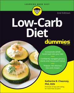 Couverture de l’ouvrage Low-Carb Diet For Dummies