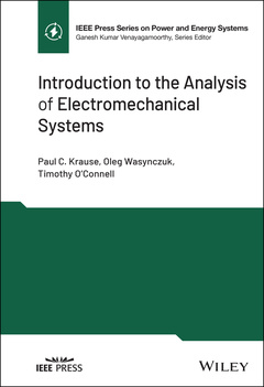 Couverture de l’ouvrage Introduction to the Analysis of Electromechanical Systems