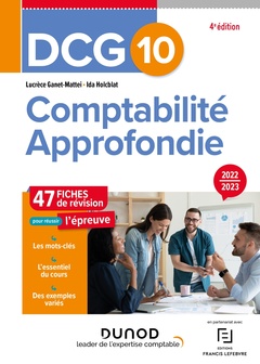 Cover of the book DCG 10 Comptabilité approfondie - Fiches de révision 2022-2023