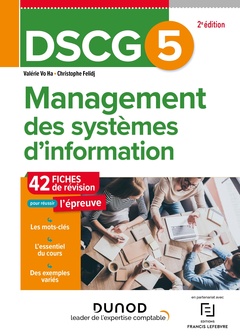 Couverture de l’ouvrage DSCG 5 Management des systèmes d'information - Fiches de révision - 2e éd.