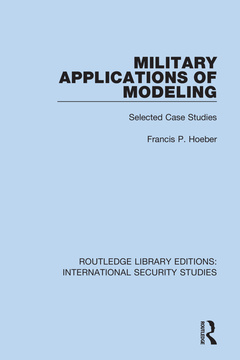 Couverture de l’ouvrage Military Applications of Modeling