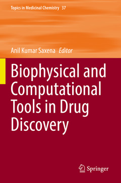 Couverture de l’ouvrage Biophysical and Computational Tools in Drug Discovery