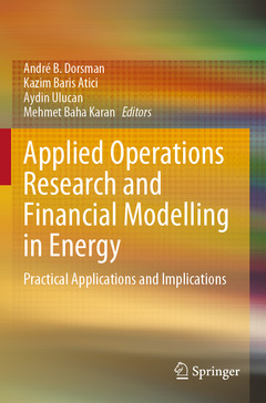 Couverture de l’ouvrage Applied Operations Research and Financial Modelling in Energy