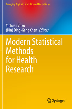 Couverture de l’ouvrage Modern Statistical Methods for Health Research