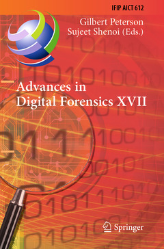 Couverture de l’ouvrage Advances in Digital Forensics XVII