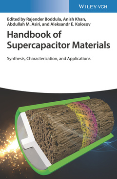 Couverture de l’ouvrage Handbook of Supercapacitor Materials