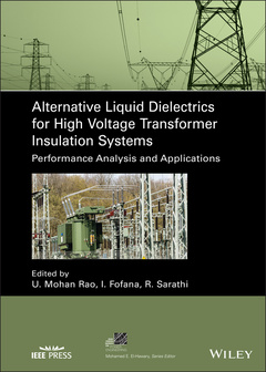 Couverture de l’ouvrage Alternative Liquid Dielectrics for High Voltage Transformer Insulation Systems