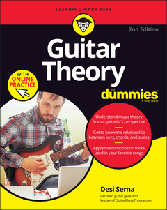 Couverture de l’ouvrage Guitar Theory For Dummies with Online Practice