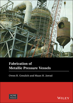 Couverture de l’ouvrage Fabrication of Metallic Pressure Vessels