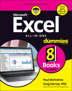 Couverture de l’ouvrage Excel All-in-One For Dummies