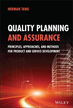 Couverture de l’ouvrage Quality Planning and Assurance