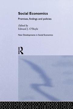 Couverture de l’ouvrage Social Economics