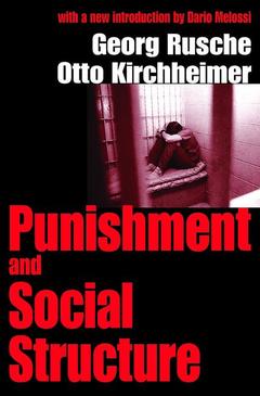 Couverture de l’ouvrage Punishment and Social Structure