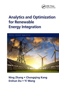 Couverture de l’ouvrage Analytics and Optimization for Renewable Energy Integration