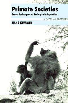 Couverture de l’ouvrage Primate Societies