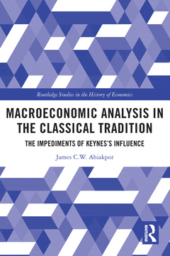 Couverture de l’ouvrage Macroeconomic Analysis in the Classical Tradition