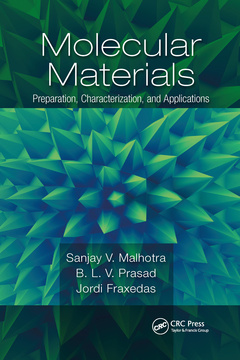 Couverture de l’ouvrage Molecular Materials