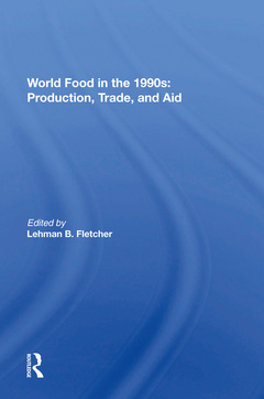 Couverture de l’ouvrage World Food In The 1990s
