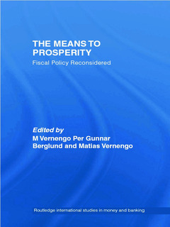 Couverture de l’ouvrage The Means to Prosperity