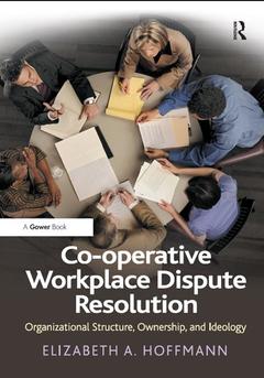 Couverture de l’ouvrage Co-operative Workplace Dispute Resolution