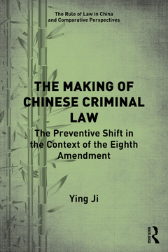 Couverture de l’ouvrage The Making of Chinese Criminal Law
