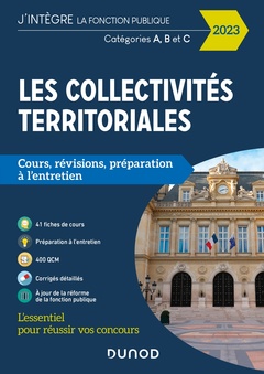 Cover of the book Les collectivités territoriales - 2023