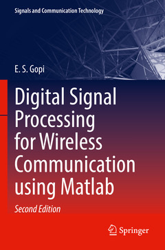 Couverture de l’ouvrage Digital Signal Processing for Wireless Communication using Matlab