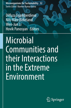 Couverture de l’ouvrage Microbial Communities and their Interactions in the Extreme Environment