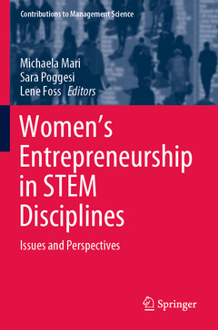 Couverture de l’ouvrage Women's Entrepreneurship in STEM Disciplines