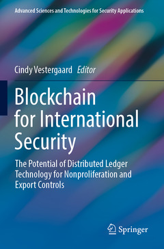 Couverture de l’ouvrage Blockchain for International Security