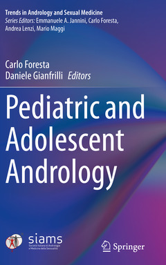 Couverture de l’ouvrage Pediatric and Adolescent Andrology