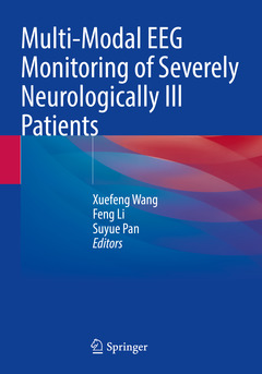 Couverture de l’ouvrage Multi-Modal EEG Monitoring of Severely Neurologically Ill Patients