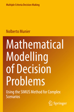 Couverture de l’ouvrage Mathematical Modelling of Decision Problems