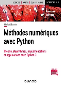 Couverture de l’ouvrage Méthodes numériques avec Python