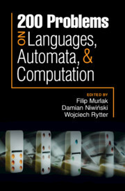 Couverture de l’ouvrage 200 Problems on Languages, Automata, and Computation