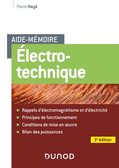 Couverture de l’ouvrage Aide-mémoire Electrotechnique - 3e éd.