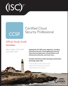 Couverture de l’ouvrage (ISC)2 CCSP Certified Cloud Security Professional Official Study Guide