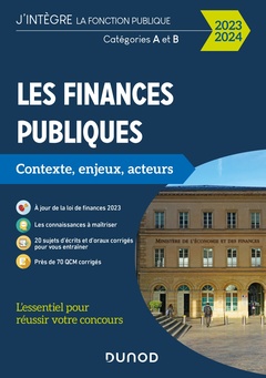 Cover of the book Les finances publiques 2023-2024