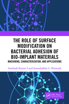 Couverture de l’ouvrage The Role of Surface Modification on Bacterial Adhesion of Bio-implant Materials