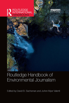 Couverture de l’ouvrage Routledge Handbook of Environmental Journalism