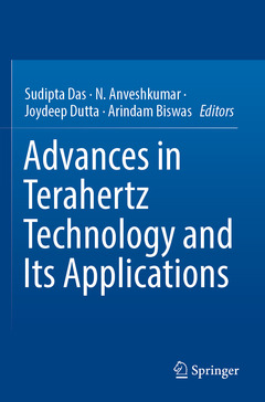 Couverture de l’ouvrage Advances in Terahertz Technology and Its Applications