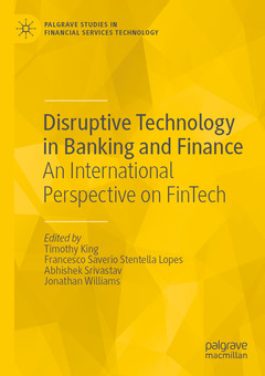 Couverture de l’ouvrage Disruptive Technology in Banking and Finance