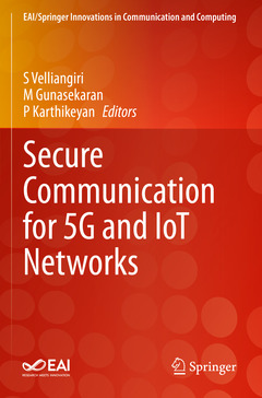 Cover of the book Secure Communication for 5G and IoT Networks
