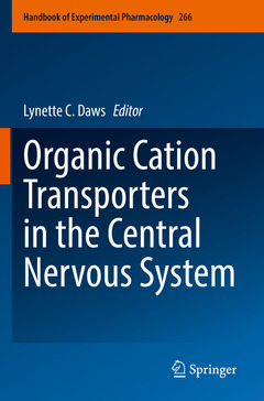 Couverture de l’ouvrage Organic Cation Transporters in the Central Nervous System