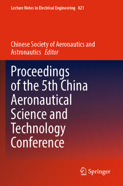 Couverture de l’ouvrage Proceedings of the 5th China Aeronautical Science and Technology Conference