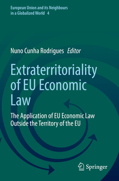 Cover of the book Extraterritoriality of EU Economic Law