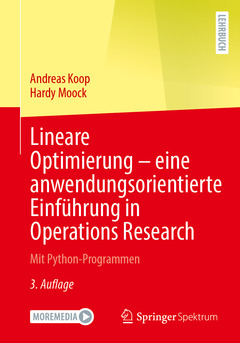 Couverture de l’ouvrage Lineare Optimierung – eine anwendungsorientierte Einführung in Operations Research